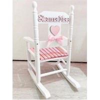 Pink Personalised Rocking Chair