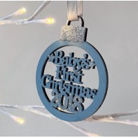 "Baby's First Christmas" Bauble